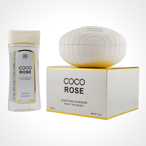 أفضل معطر للجسم | بكج COCO ROSE بودرة وزيت 2 في 1–...