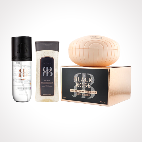 بودرة بلاك روز وزيت معطر ومعطر جسم 250 مل