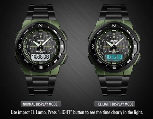 ساعة فلاذية من سكيمي SKMEI