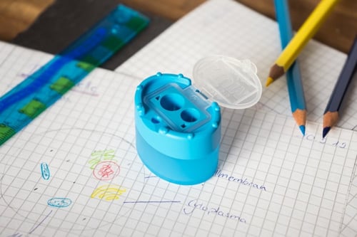 براية حديد كوم الماني برأسين كبير وصغير مع غطاء حم...