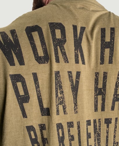 ARCHER IRON TEE - ARMY GREEN