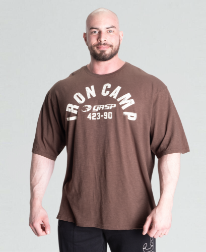 THROWBACK IRON TEE - TIMBER