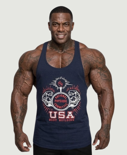 NPC USA TANK TOP - BLACK