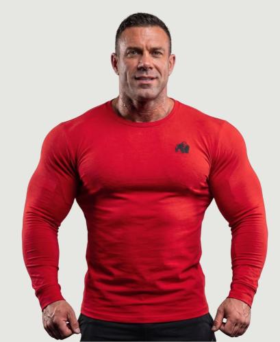GORILLA WEAR WILLIAMS LONG SLEEVE - RED