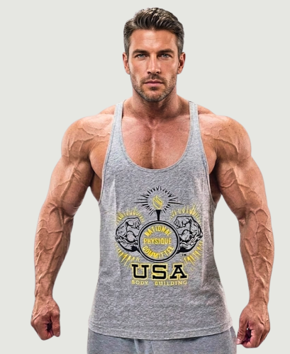 NPC USA TANK TOP - GREY