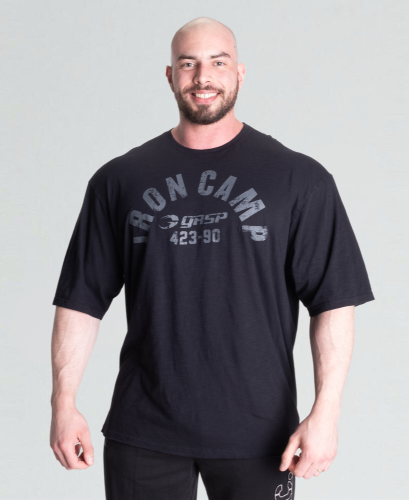 THROWBACK IRON TEE - BLACK