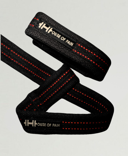 PRO LIFTING STRAPS - BLACK/RED