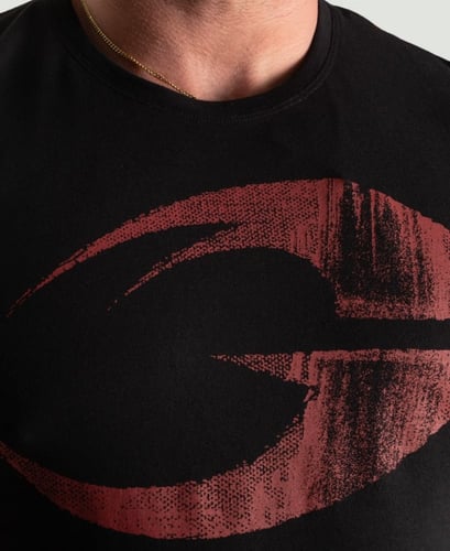 CADET TEE - BLACK RED