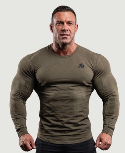 GORILLA WEAR WILLIAMS LONG SLEEVE - ARMY GREEN