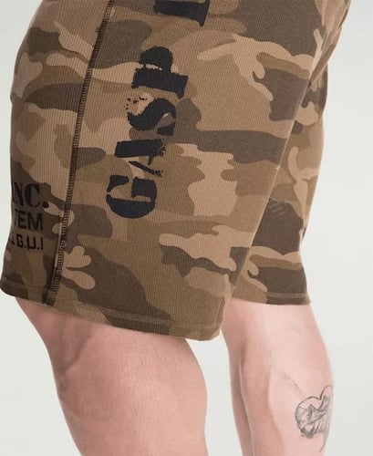 GASP THERMAL SHORTS - GREEN CAMOPRINT