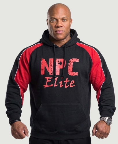 NPC HOODIE PULLOVER- BLACK/RED