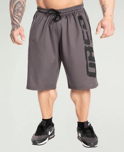GASP PRO MESH GYM SHORTS - GREY/BLACK