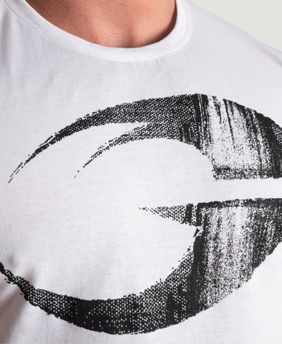 CADET TEE - WHITE-BLACK