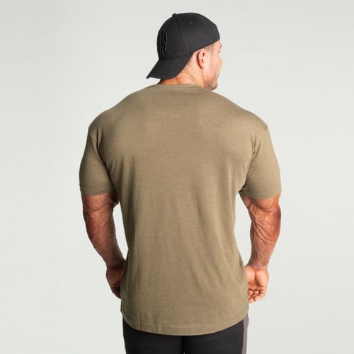 CADET TEE - GREEN MELANGE