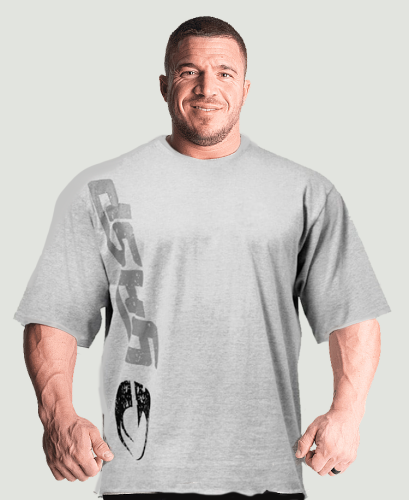 GASP IRON T-SHIRT - GREY