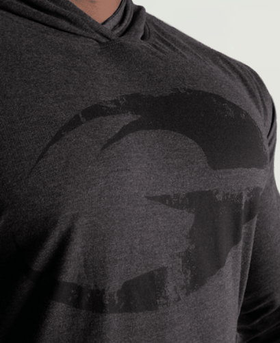 TITAN LS HOODIE - DARK GREY