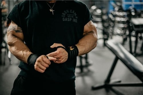 HARDCORE WRIST WRAPS - DARK