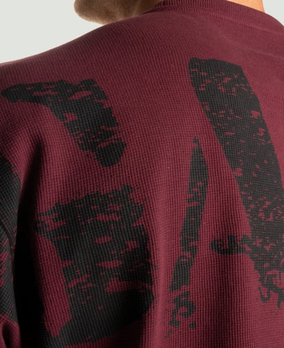 IRON THERMAL TEE - MAROON