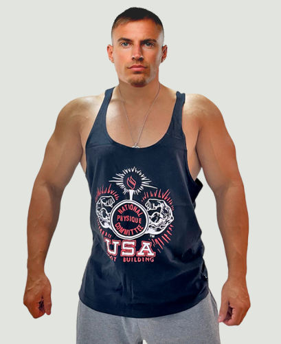NPC USA TANK TOP - BLACK