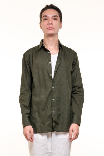 Dark green shirt