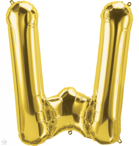 FOIL LARGE LETTER GOLD (عدد 5 قطع) W