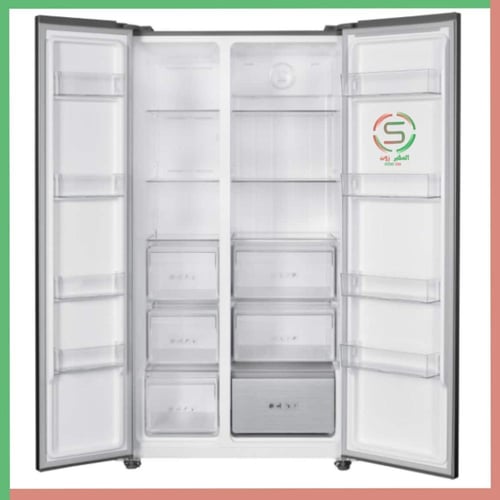 ثلاجة دولابي جنرال جولدي 20.5 قدم لون ستيل
