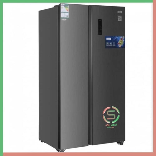 ثلاجة دولابي جنرال جولدي 20.5 قدم لون ستيل