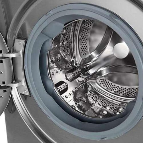 غسالة اتوماتيك ال جي امامية 10.5 كيلو تنشيف 100% م...