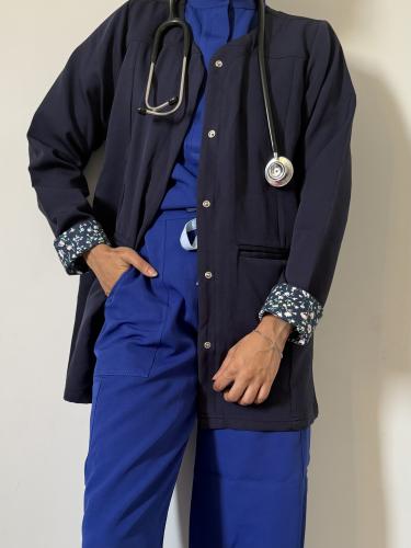 passion scrub - jacket- ازرق ليلكي