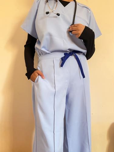 Formal scrub - blue sky