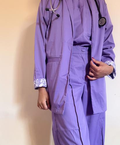 Aspiration scrub -jacket