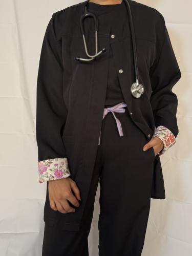 Special scrub-jacket-اسود، كحلي