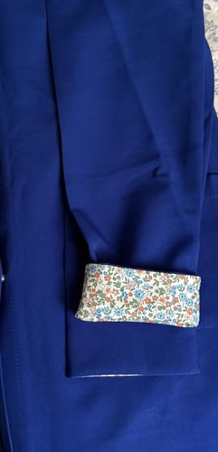 - Formal scrub - jacket blue