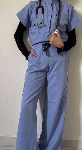 scrub passion- ceil blue