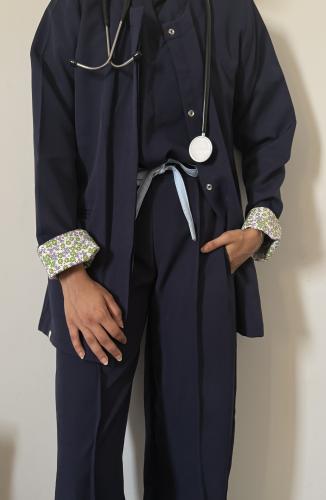 formal- scrub - jacket كحلي