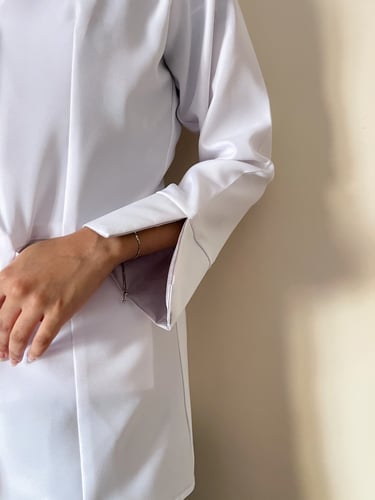 elegant passion lab coat