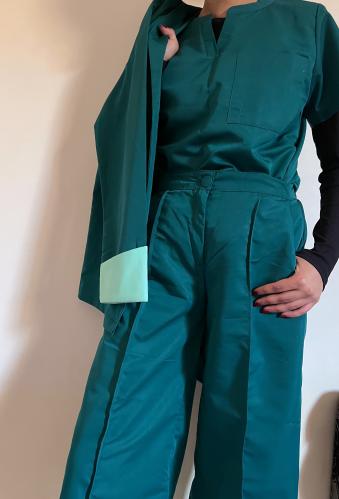 Aspiration scrub - green