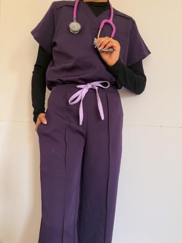 Formal scrub-purple