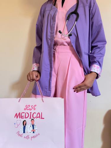 Cotton Candy - scrub-jacket