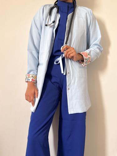 passion scrub - jacket ازرق ليلكي