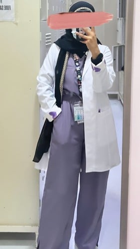 لابكوت قلوب بنفسجيه