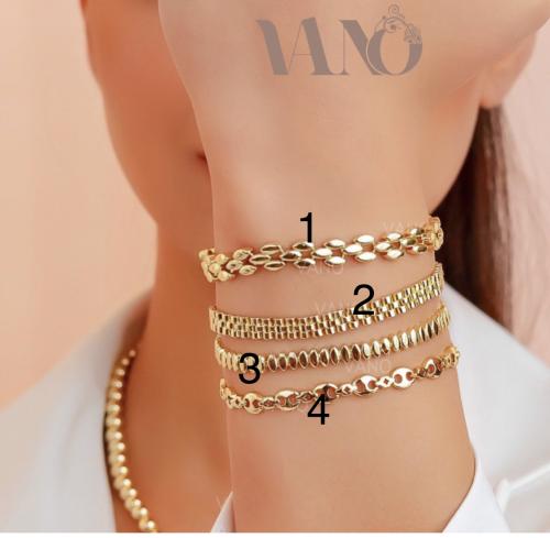 اساور مطلية ذهب