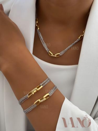 طقم سلسال وأسوار