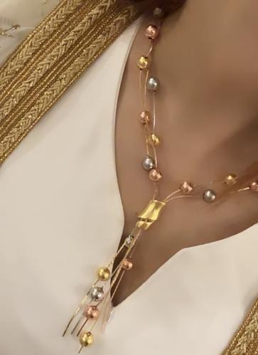 طقم مطلي ذهب
