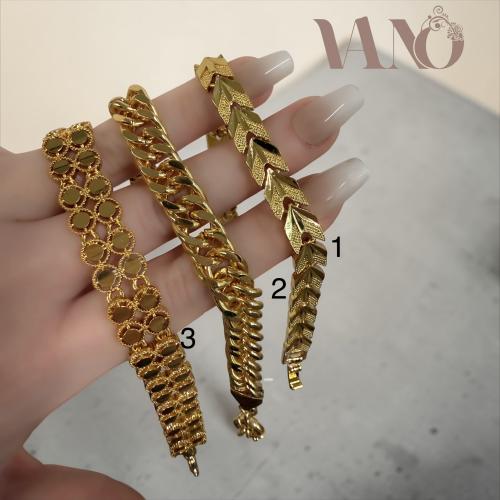 اساور مطلية عيار. 21