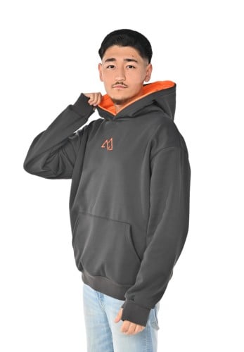 DARK GRAY & ORANGE