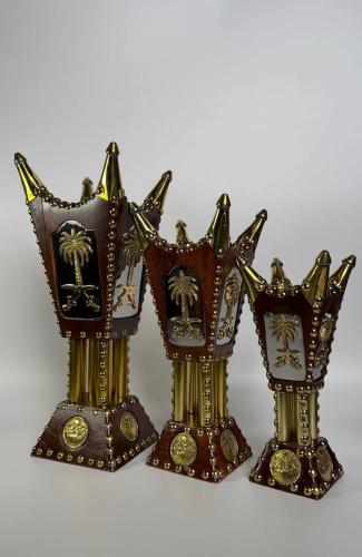 مبخرة بشعار سيف ونخلة نحاس