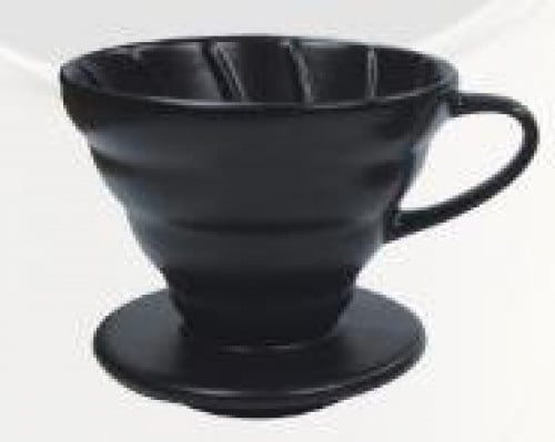 قمع ترشيح القهوة v60 أسود حجم v01