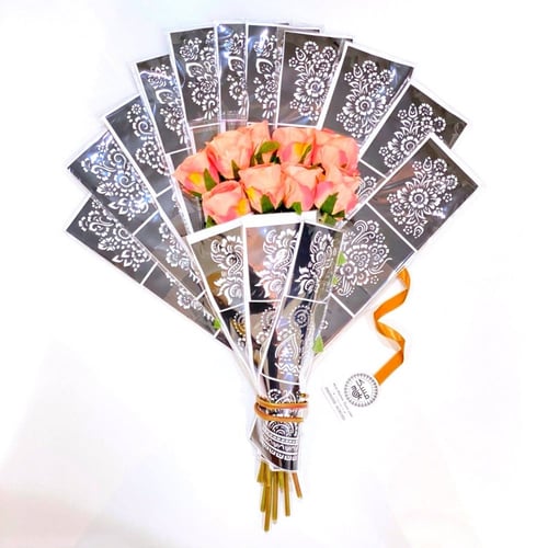 نقشة حناء، مُلصق عالي الجودة.