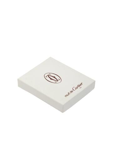 حافظة بطاقات مدمجة بمرآة من مجموعة "Must de Cartier" حيث كانت تُقدم كهدية تذكارية فاخرة ونادرة (VIP Gift) لضيوف حفلات الدار وافتتا...